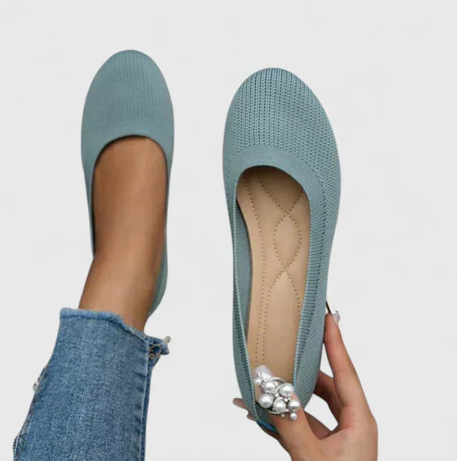 Ergonomic Slip-On Shoes with Natural Stride Support