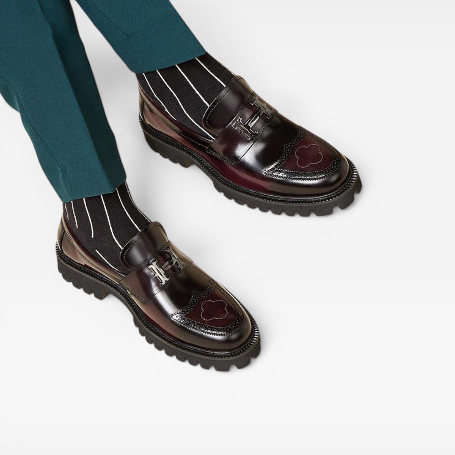 Modern Chunky Leather Loafers For Men