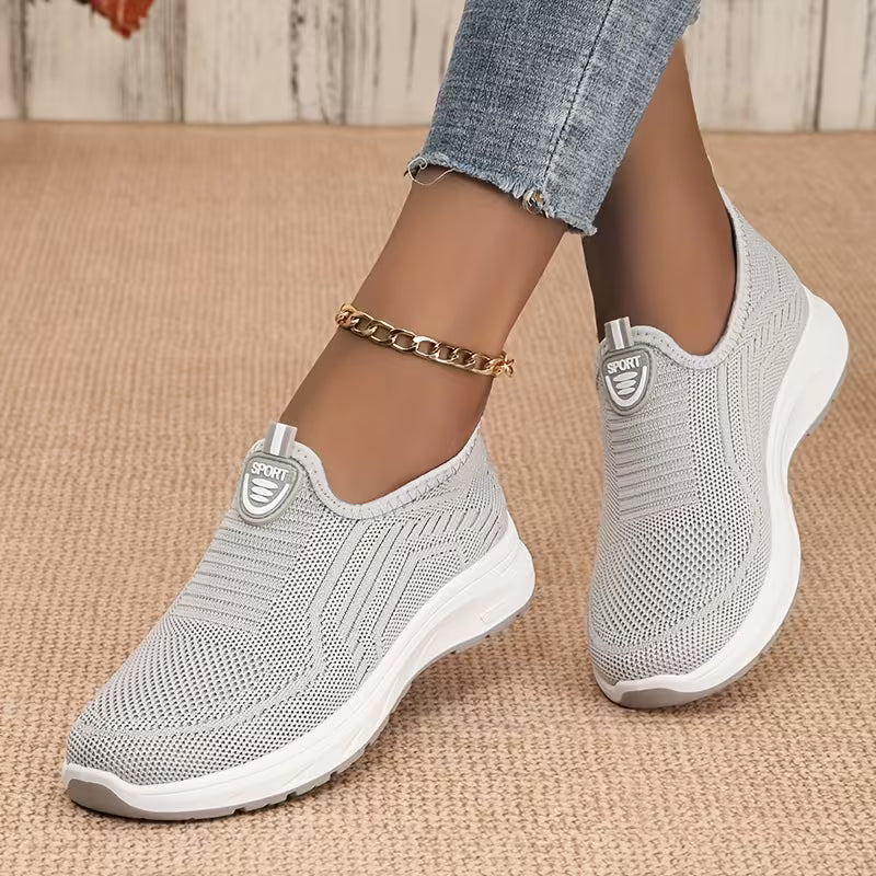 Alice Breathable Orthopaedic Slip-On Knit Trainers