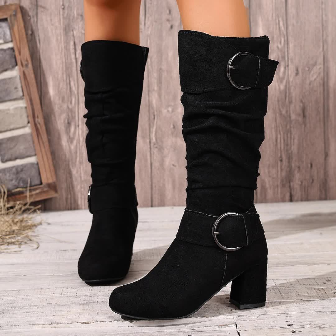 Knee-High Slouchy Boots
