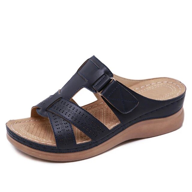 Cushioned Comfort Wave Sole Sandals
