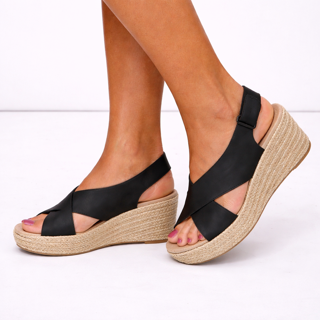 Women's Orthopedic Espadrille Wedge Sandals