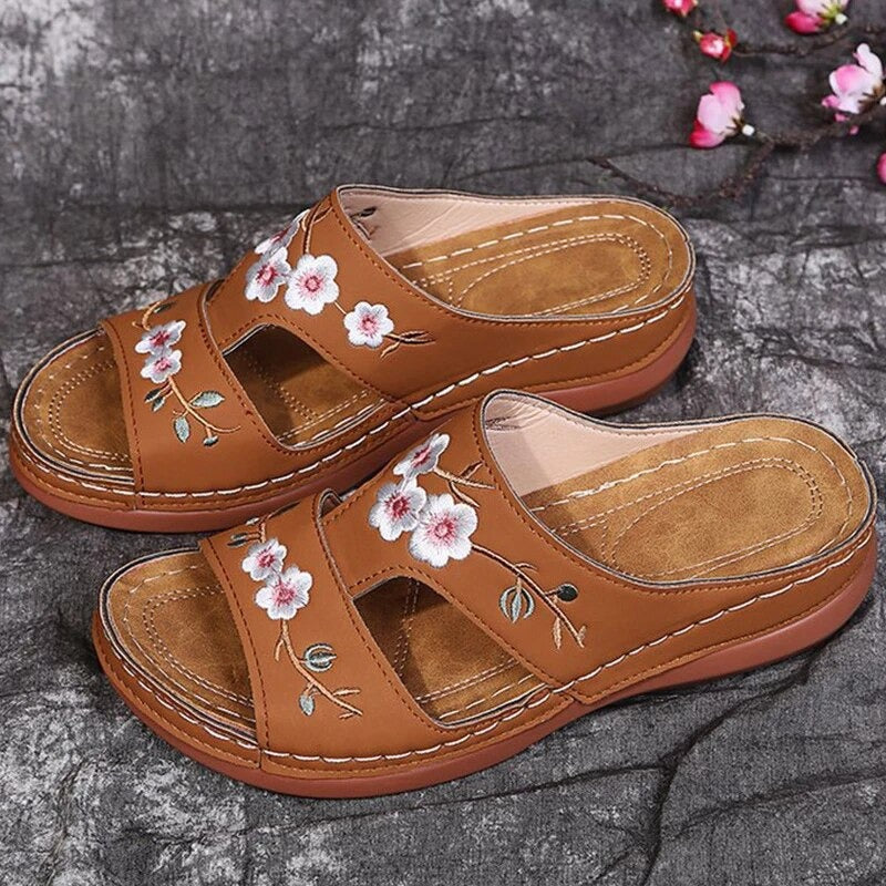 Women's Floral Orthopedic Slip-On Shoes