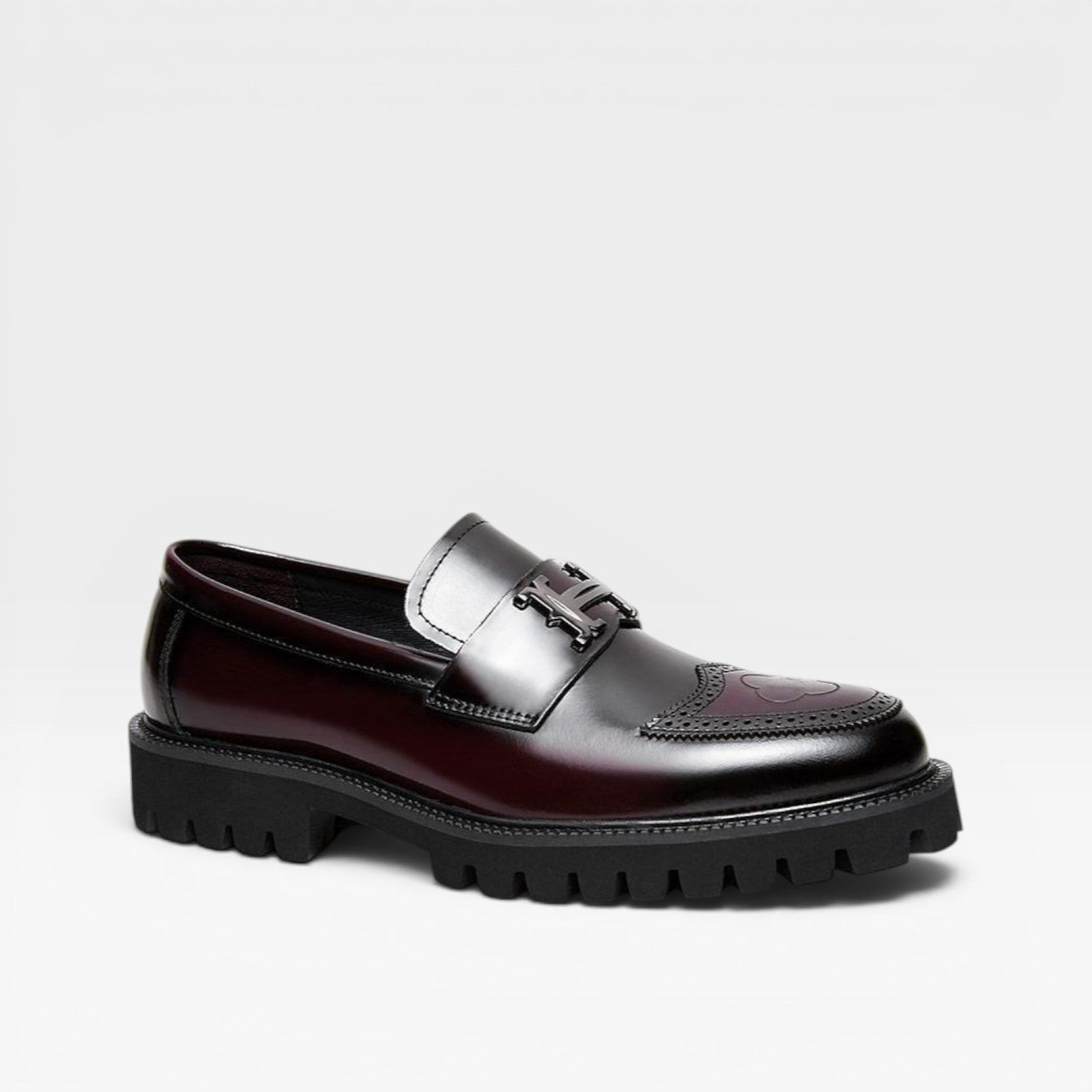 Modern Chunky Leather Loafers For Men