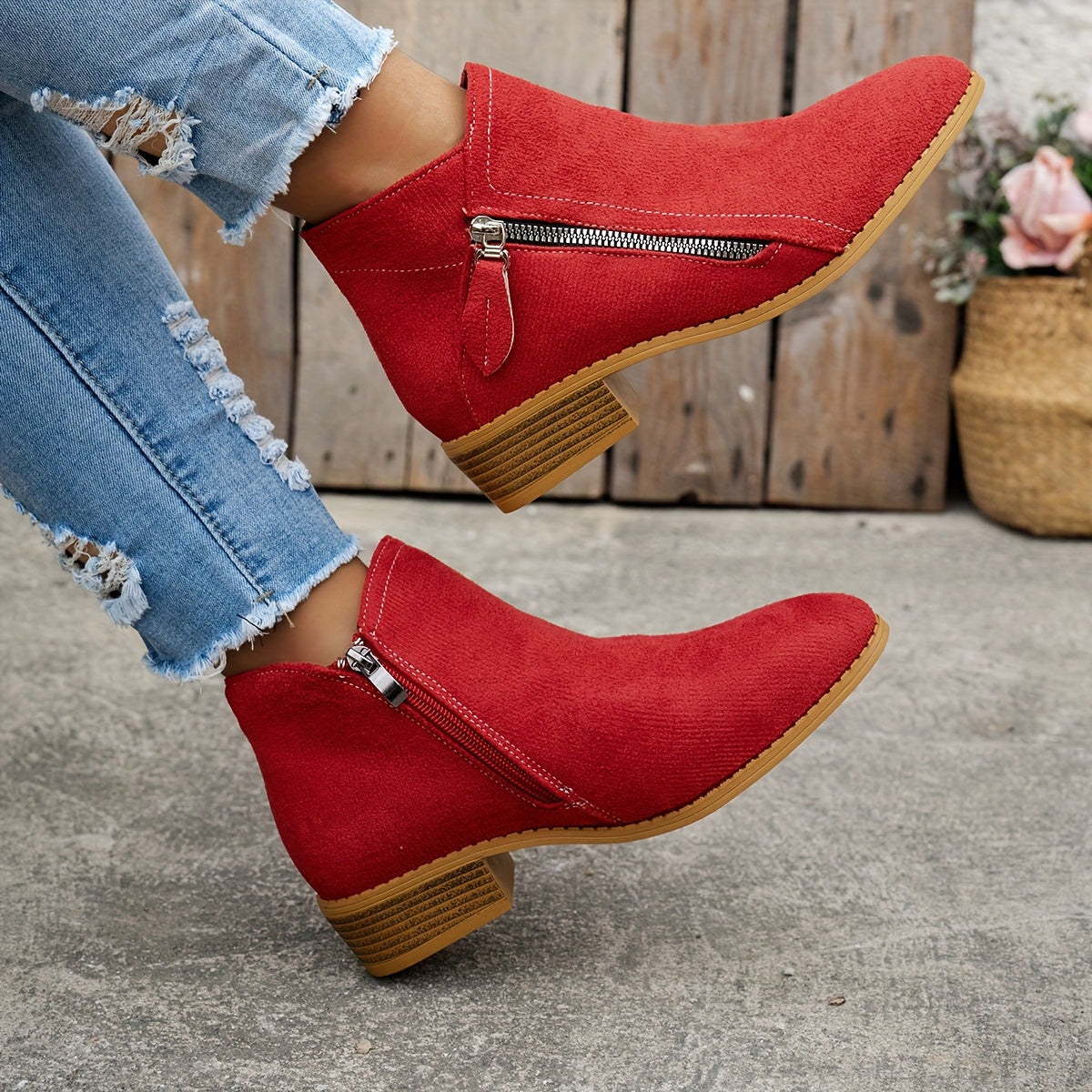 Joanna Zipper Closure Orthopedic Comfort Shoes