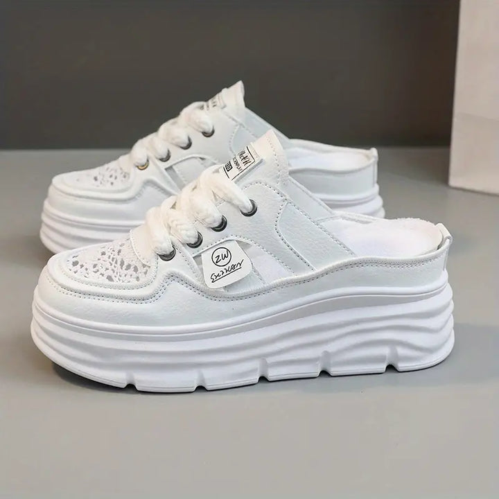 Breathable Platform Slip-On Casual Shoe