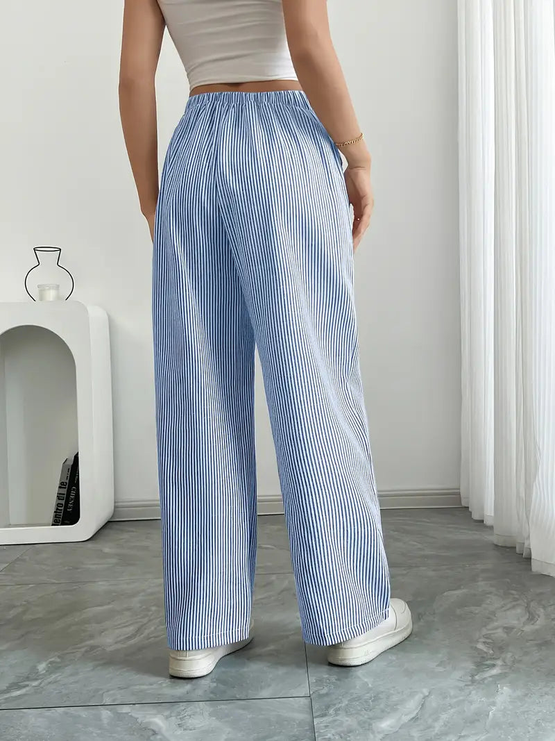 Linda Striped Straight Leg Pants
