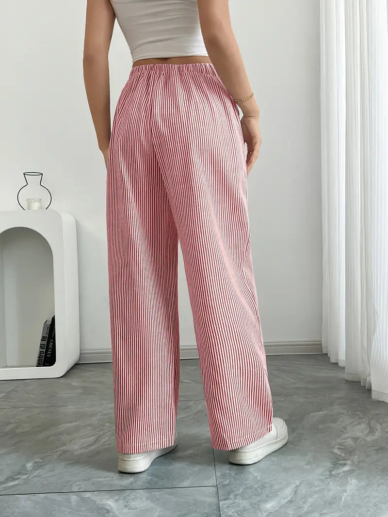 Linda Striped Straight Leg Pants