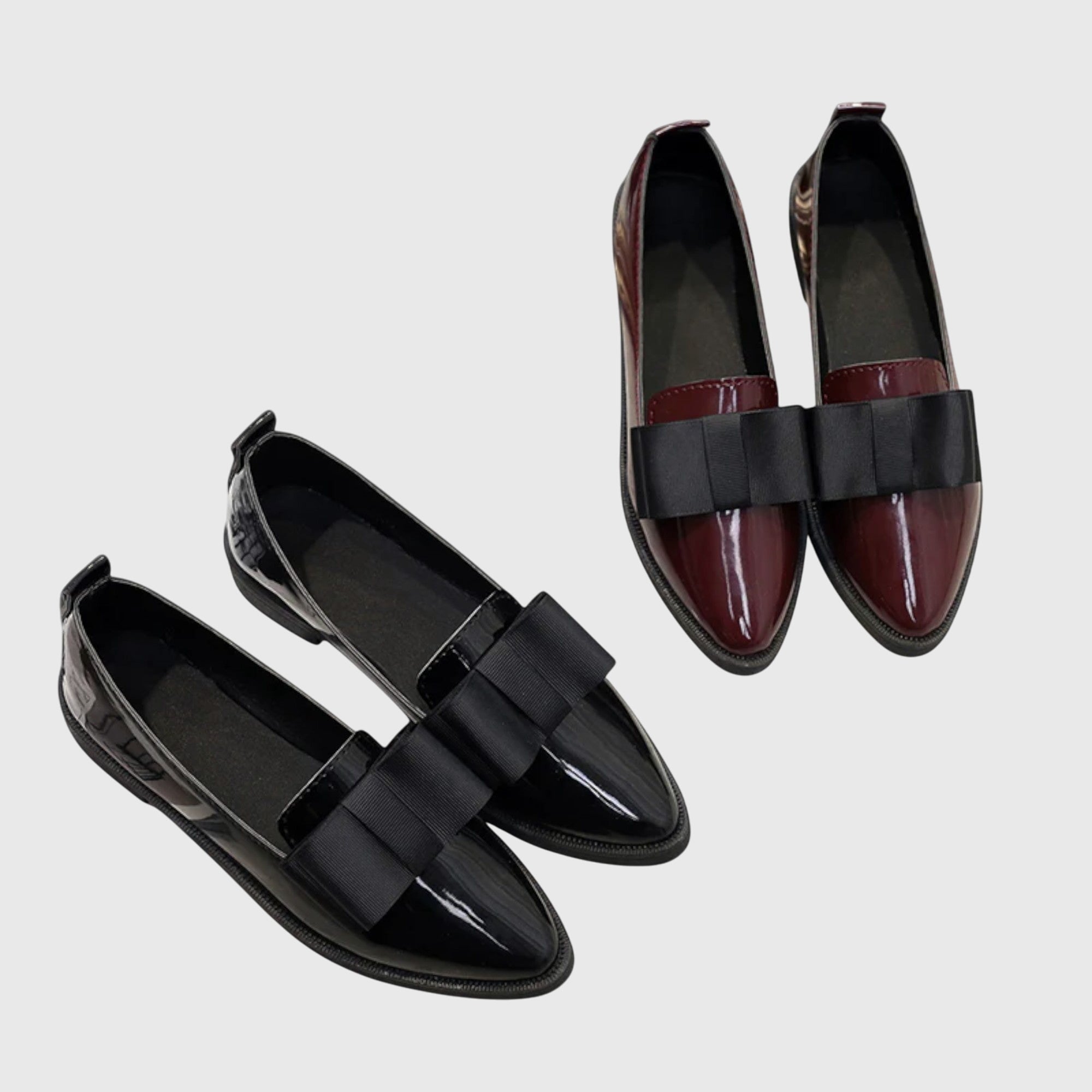 Round Toe Minimalist Slip-On Loafers for Women