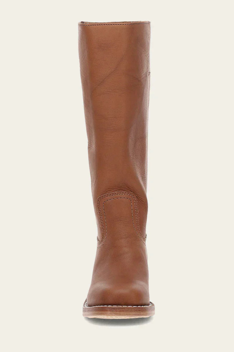 Women's Leather-Look Ankle Boots with Side Zip