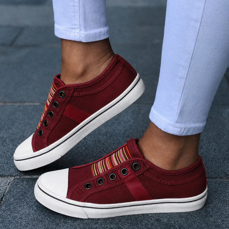 Slip On Summer Sneakers With Breathable Mesh Upper