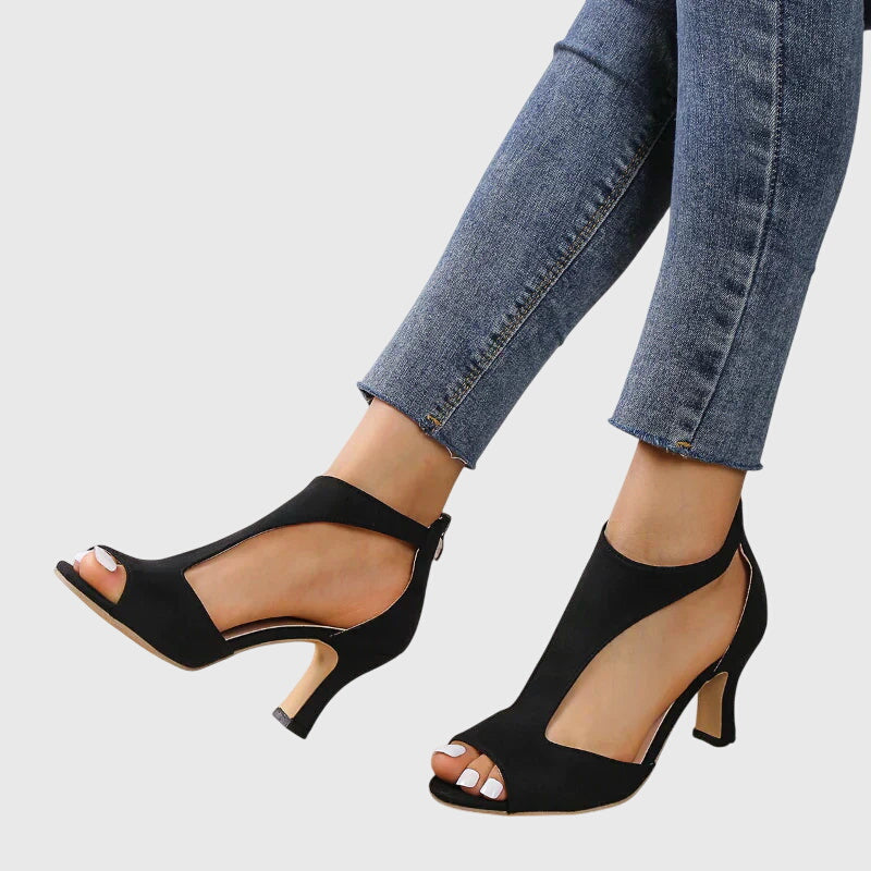 Delfina Orthopedic Block Heel Dress Shoe