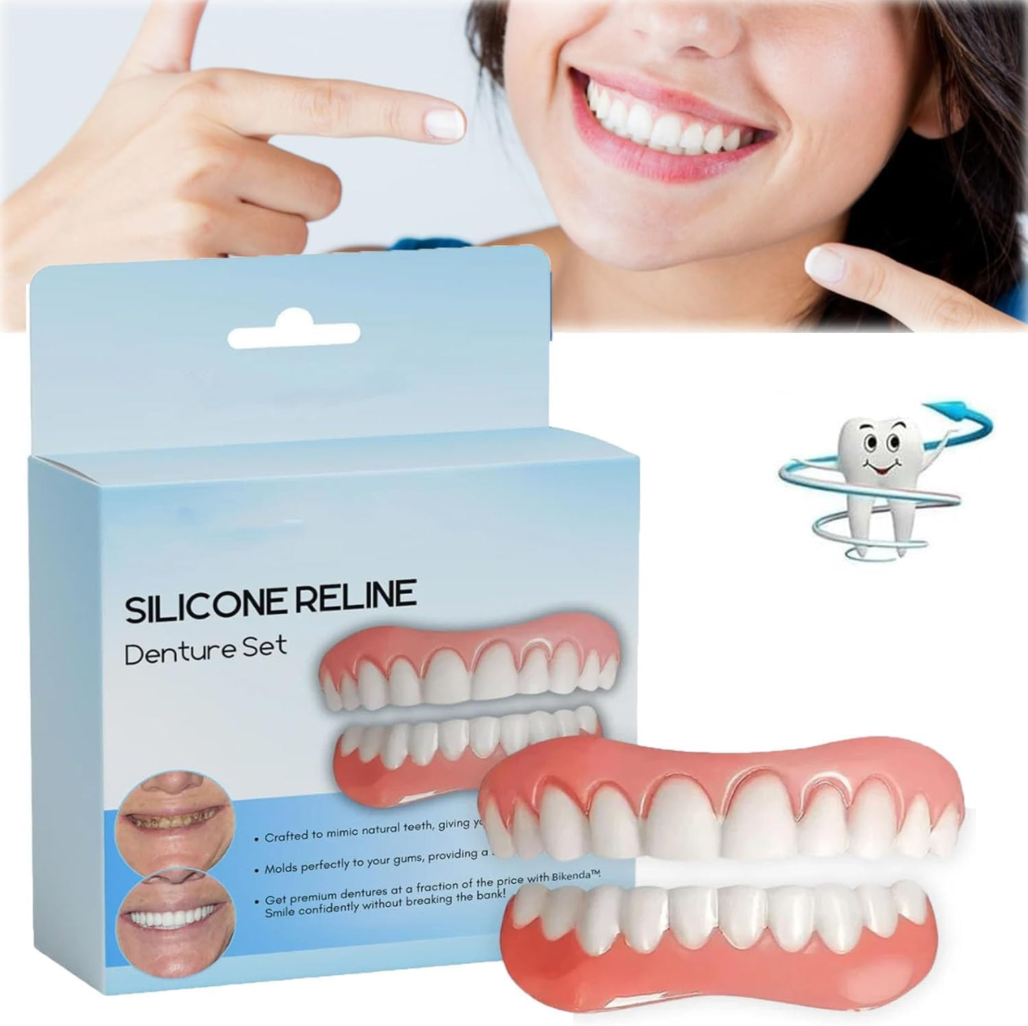 Universal Denture Comfort Reline Kit — 2 Pack