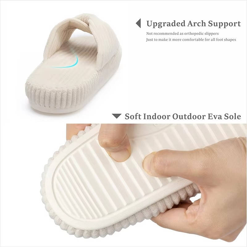 Women's Orthopedic Open Toe Slippers with Arch Support