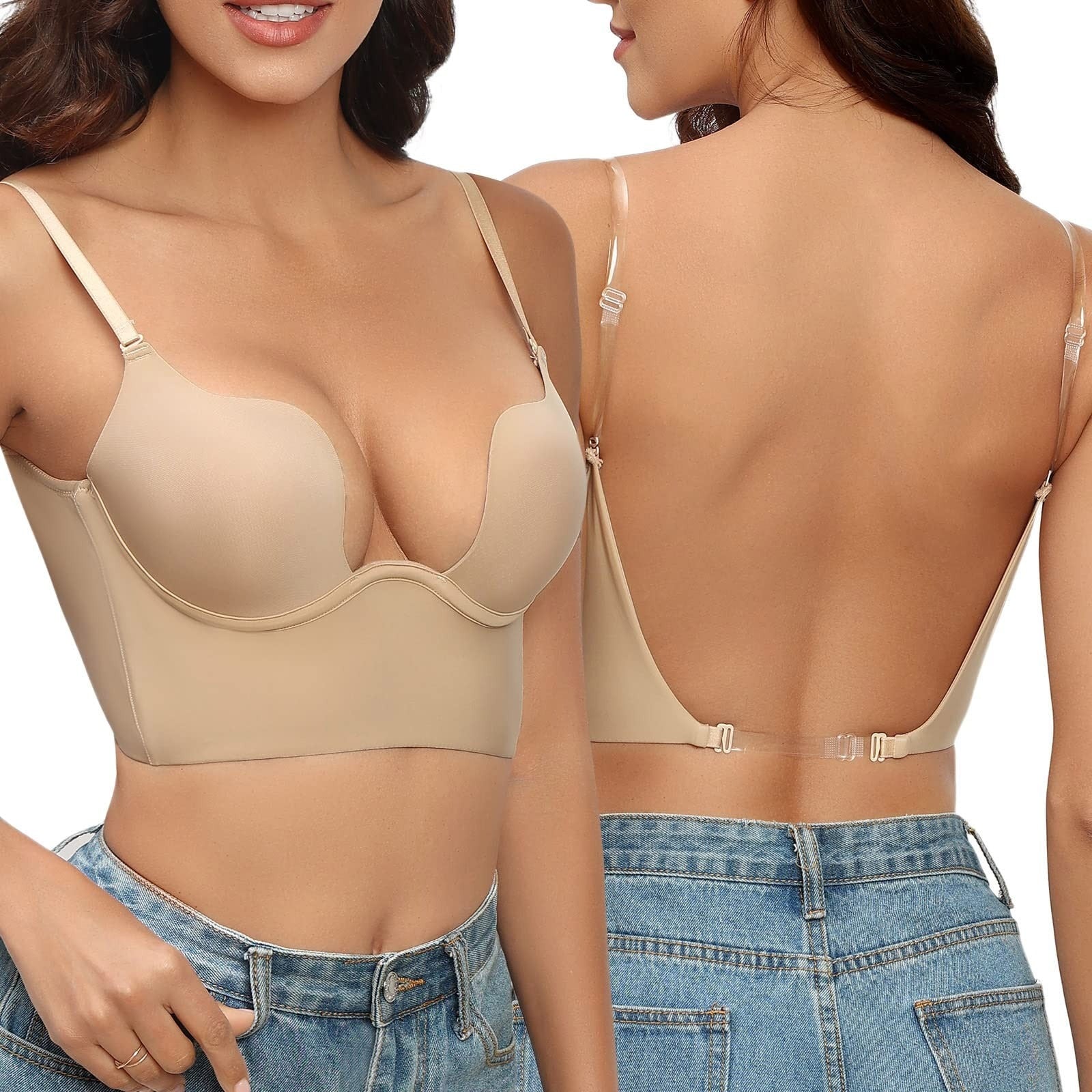 Strapless Backless Bra with Seamless Support