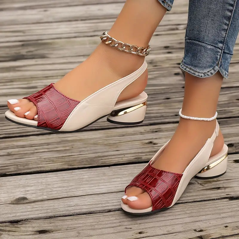 Women's Cushioned Leather Comfort Sandals