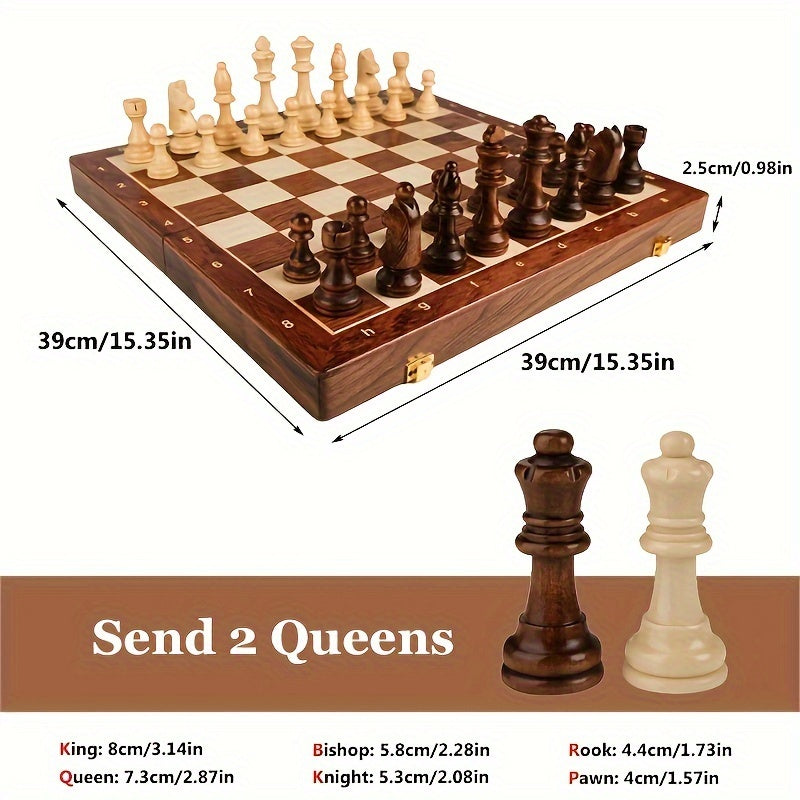 Handcrafted Premium Wooden Chess Set