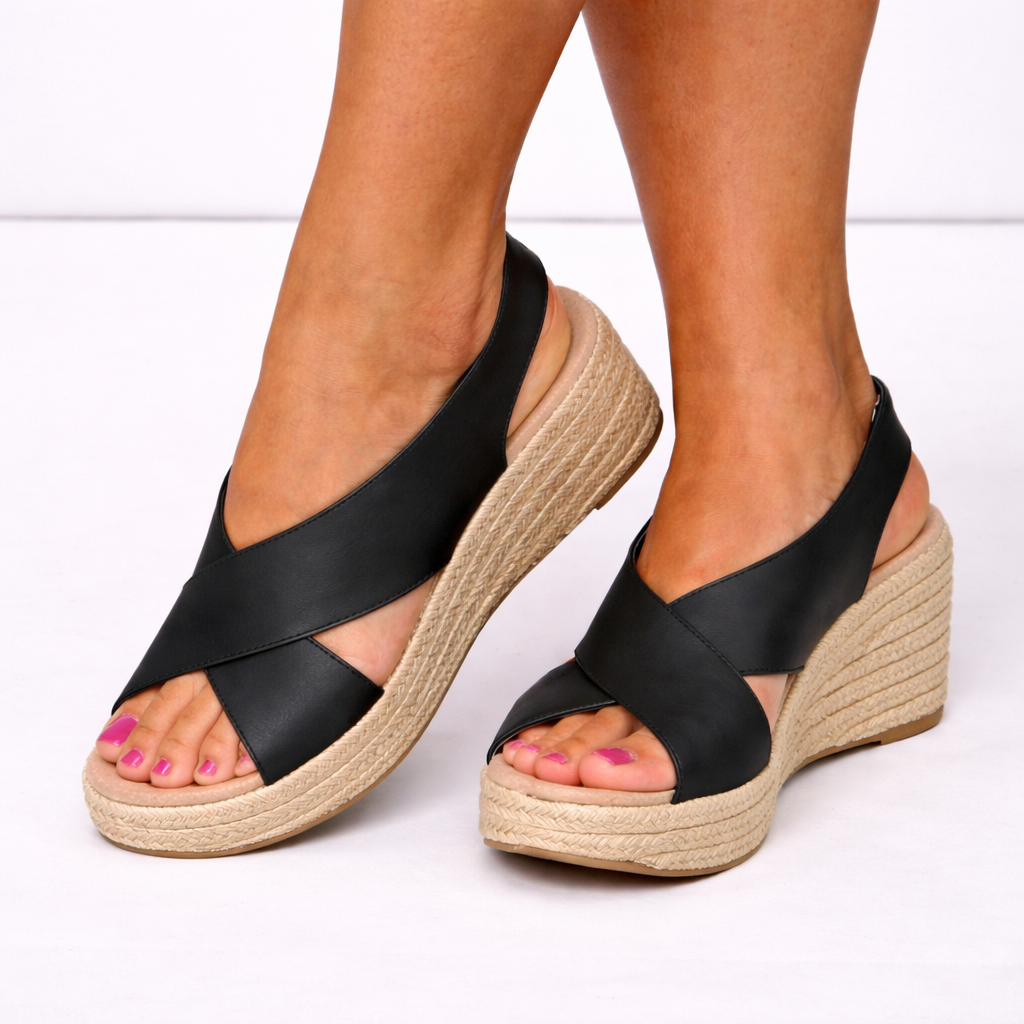 Women's Orthopedic Espadrille Wedge Sandals