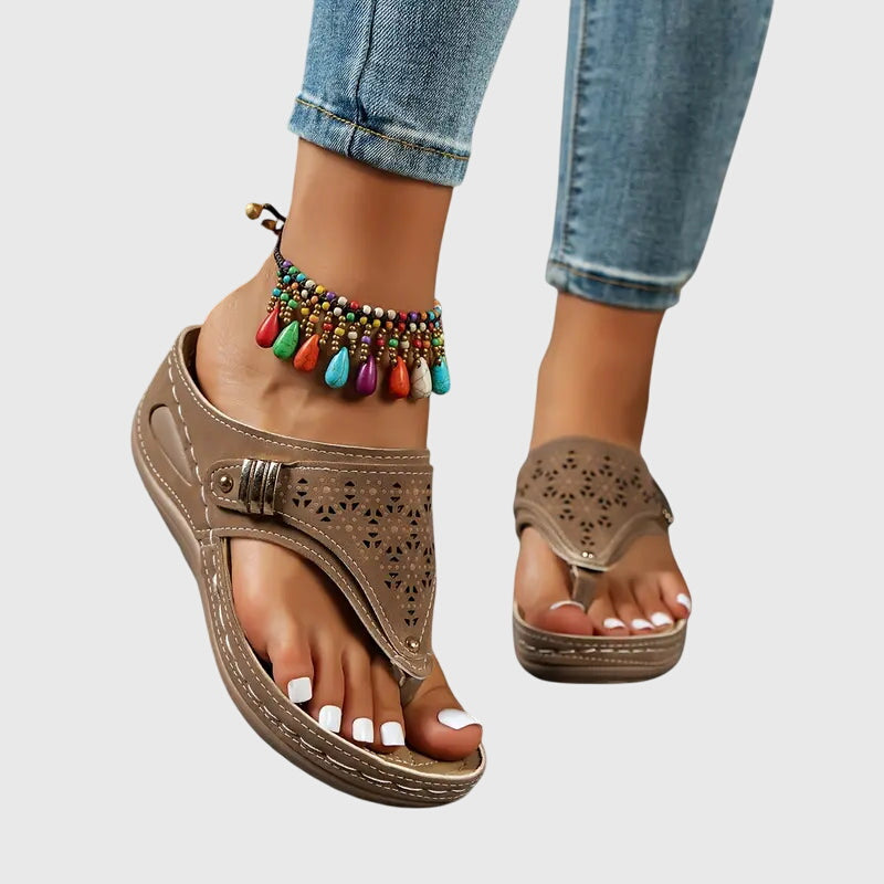 Wedge Orthopedic Slip-On Sandal
