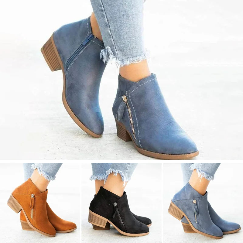 Modern Supportive Colorblock Boots