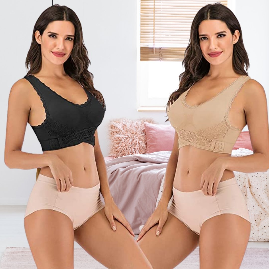 Posture Support Lace Bra Without Underwire