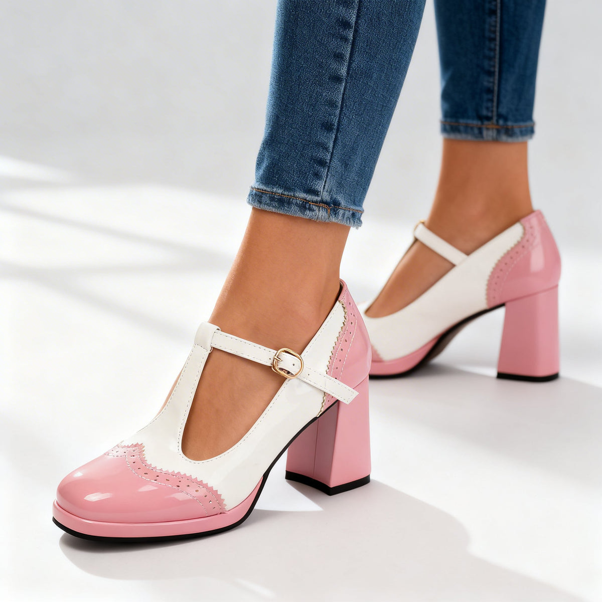 Brogue Loafers in Bold Colors