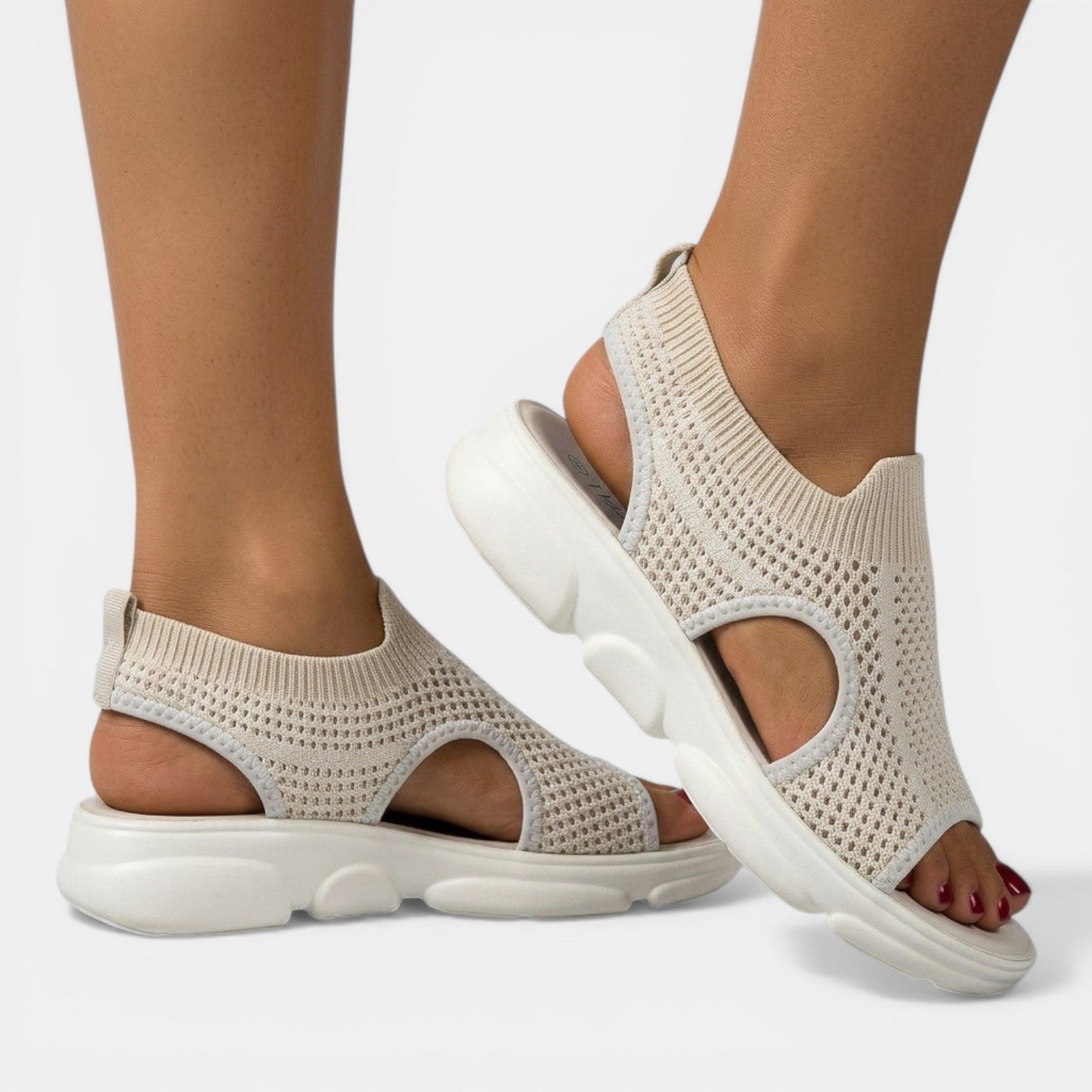 Breathable Orthopedic Flat Sandals with Arch Support