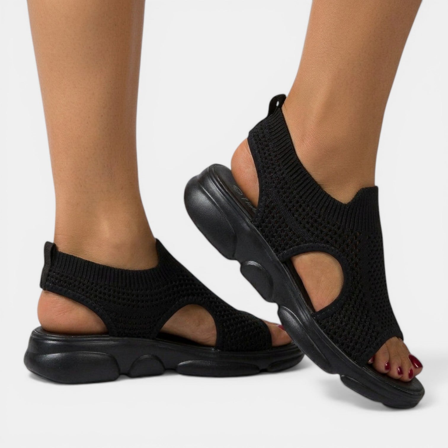 Breathable Orthopedic Flat Sandals with Arch Support