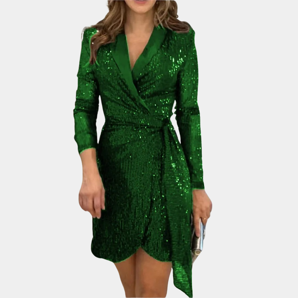 Belted Blazer Dress for Occasions and Events