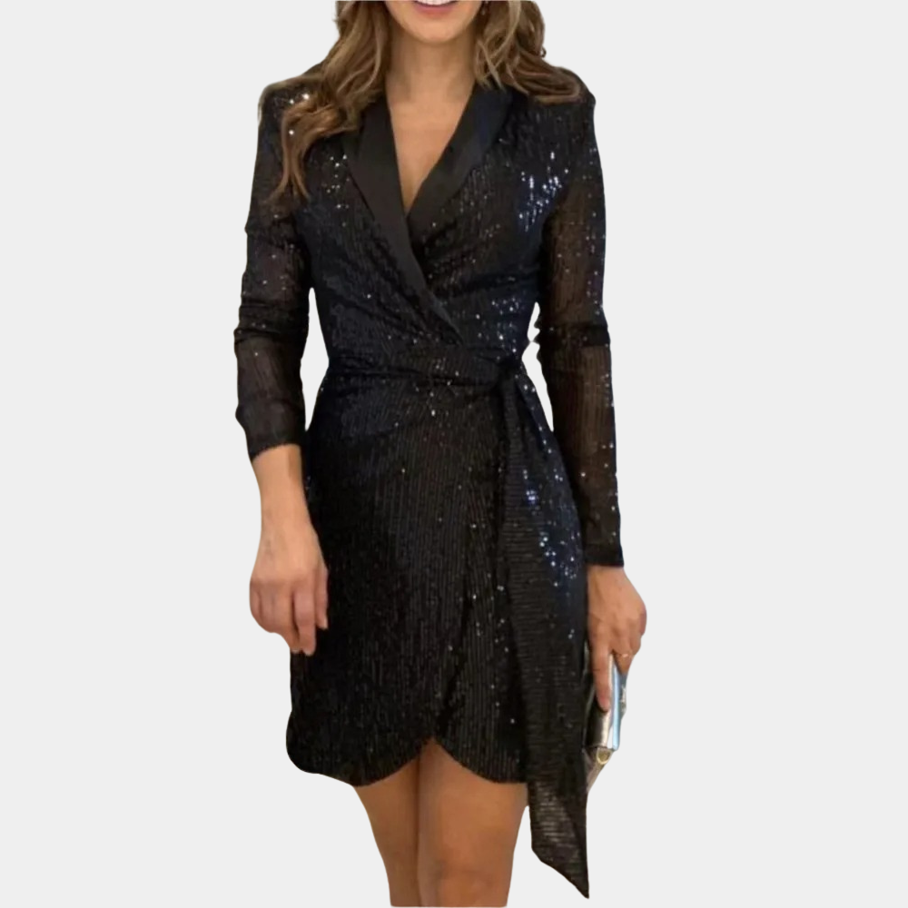 Belted Blazer Dress for Occasions and Events