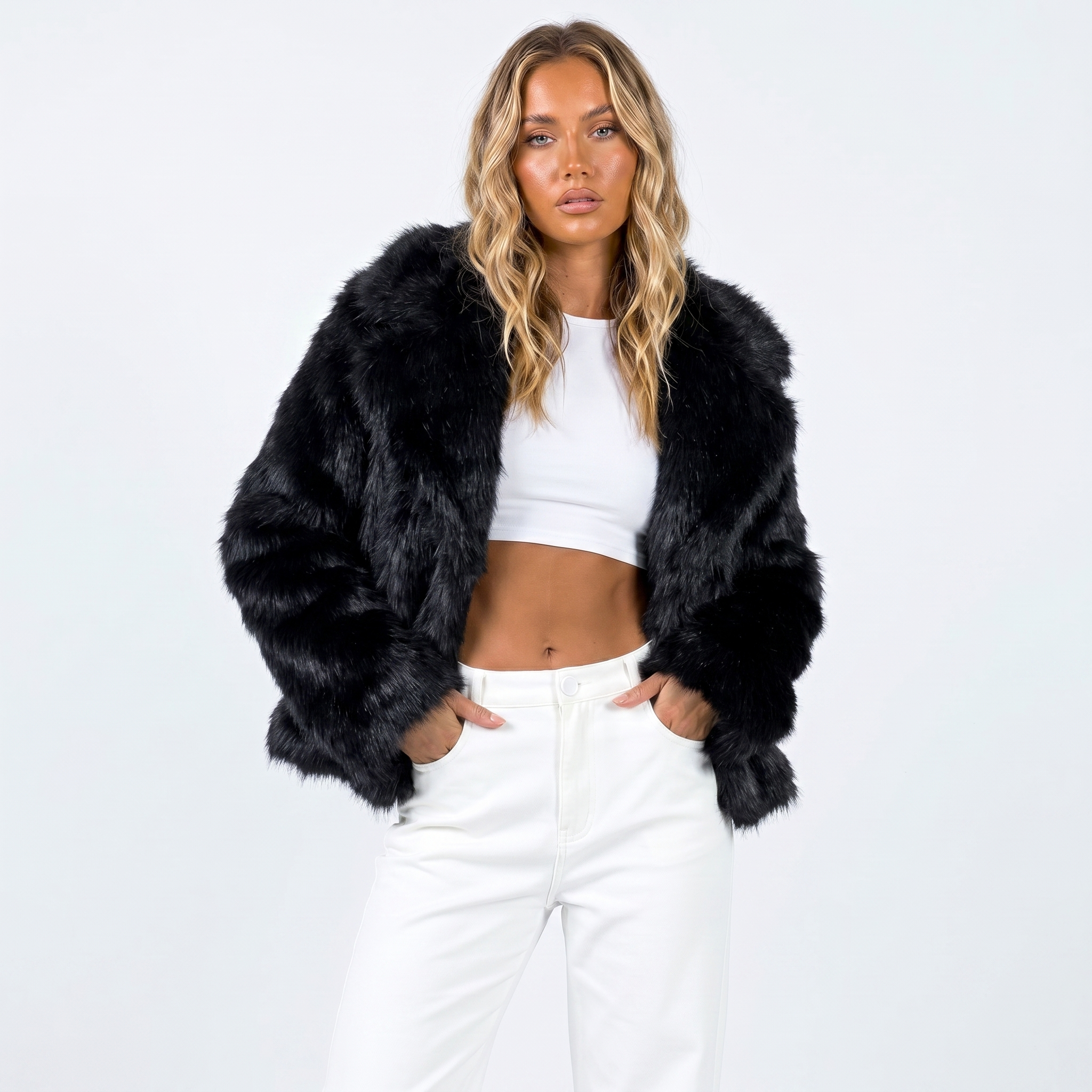 Sienna Moreau Luxury Faux Fur Jacket