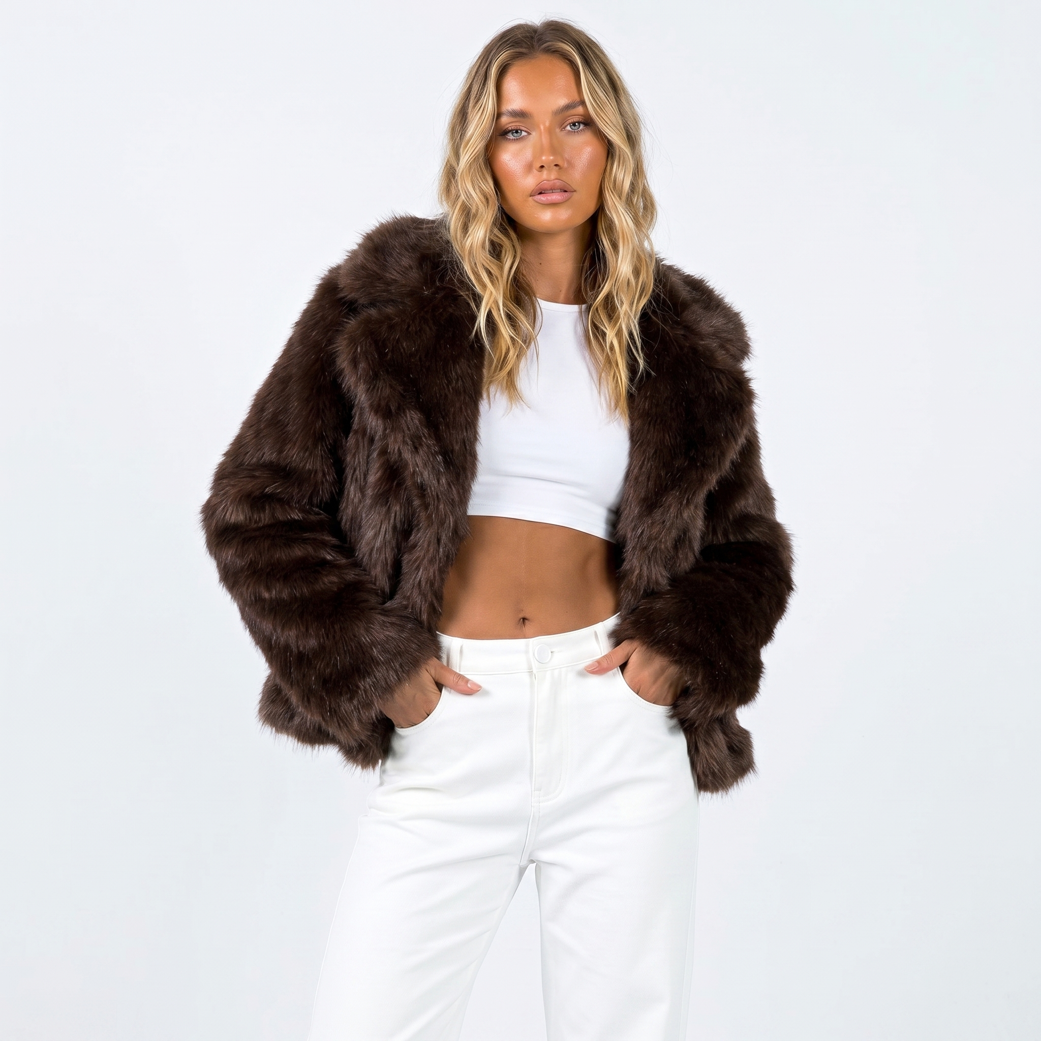 Sienna Moreau Luxury Faux Fur Jacket