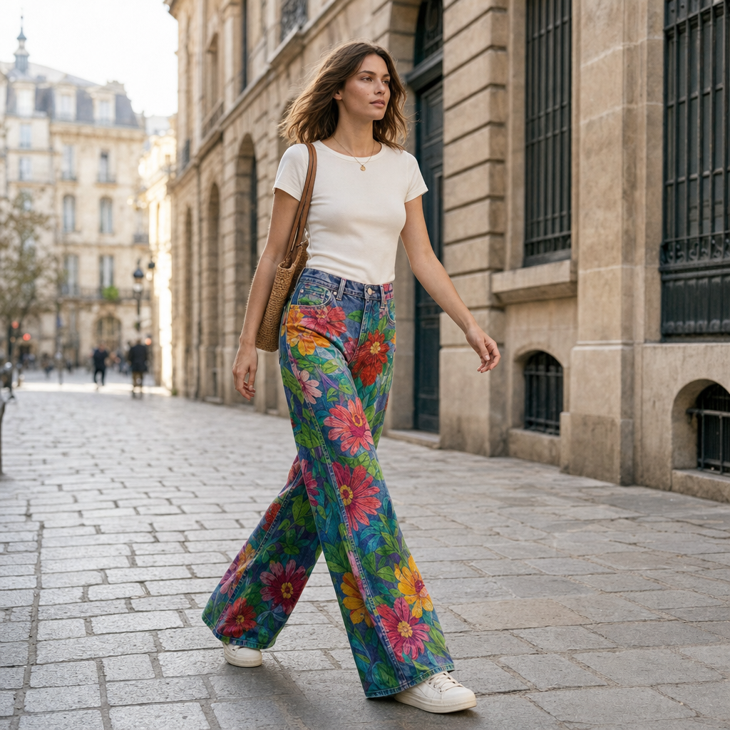 Long Fit Baggy Jeans - lifestyle shot