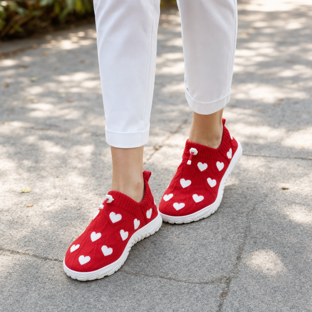 Cloud Walk Love Wide Toe Box Shoes for Walking - lifestyle shot
