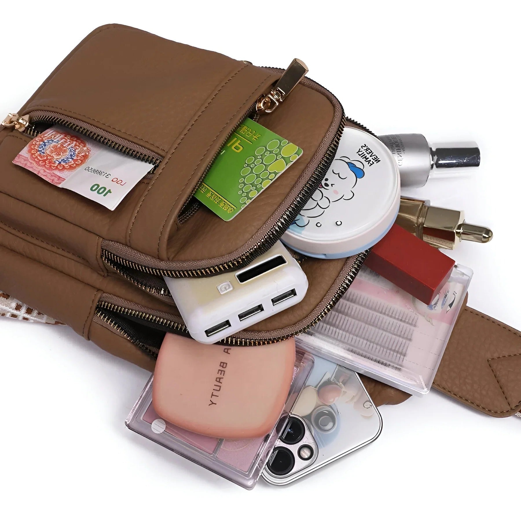 Anti-Theft Compact Crossbody Bag