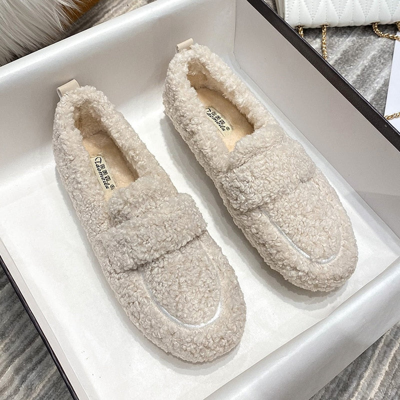 Wool Blend Warm Winter Slippers
