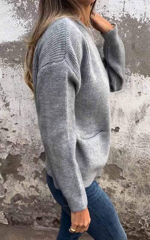 Layering Knit Cardigan Vest