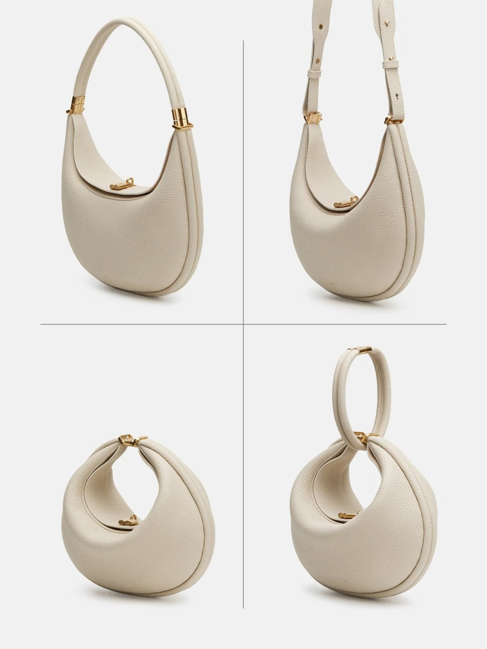 Four Piece Structured Tote Bag Set