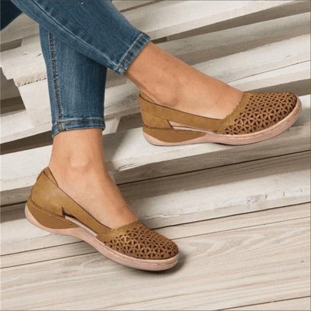 Wide Fit Flat Shoes for Women