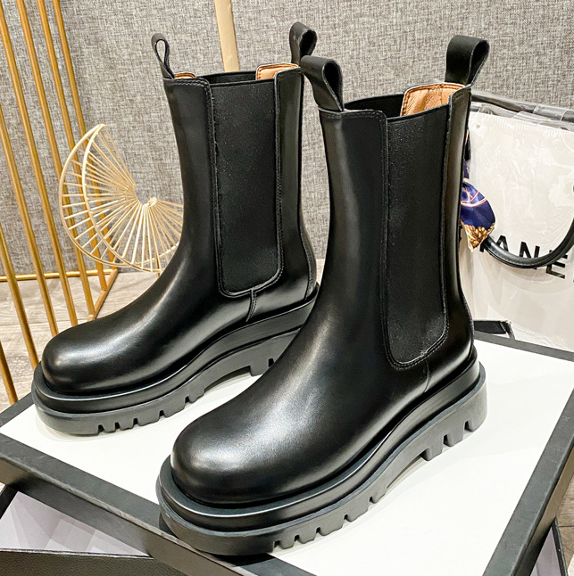 Sleek Long Boots in Black