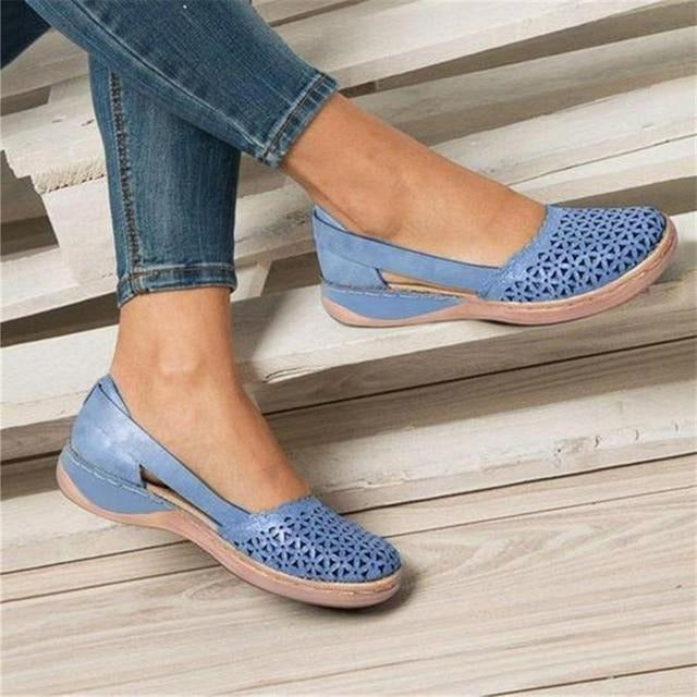 Wide Fit Flat Shoes for Women