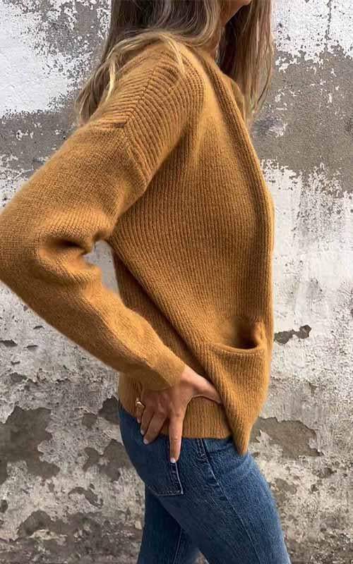 Layering Knit Cardigan Vest
