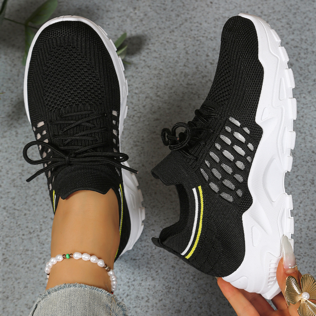 Women's Lace-Up Orthopedic Sneakers