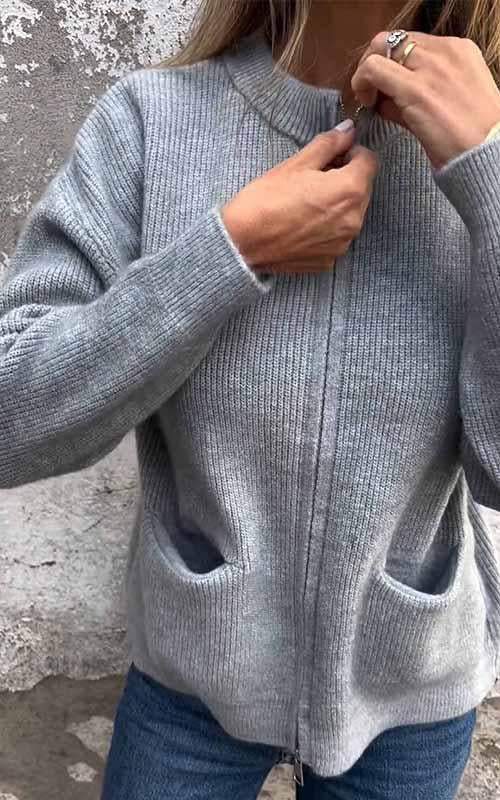 Layering Knit Cardigan Vest
