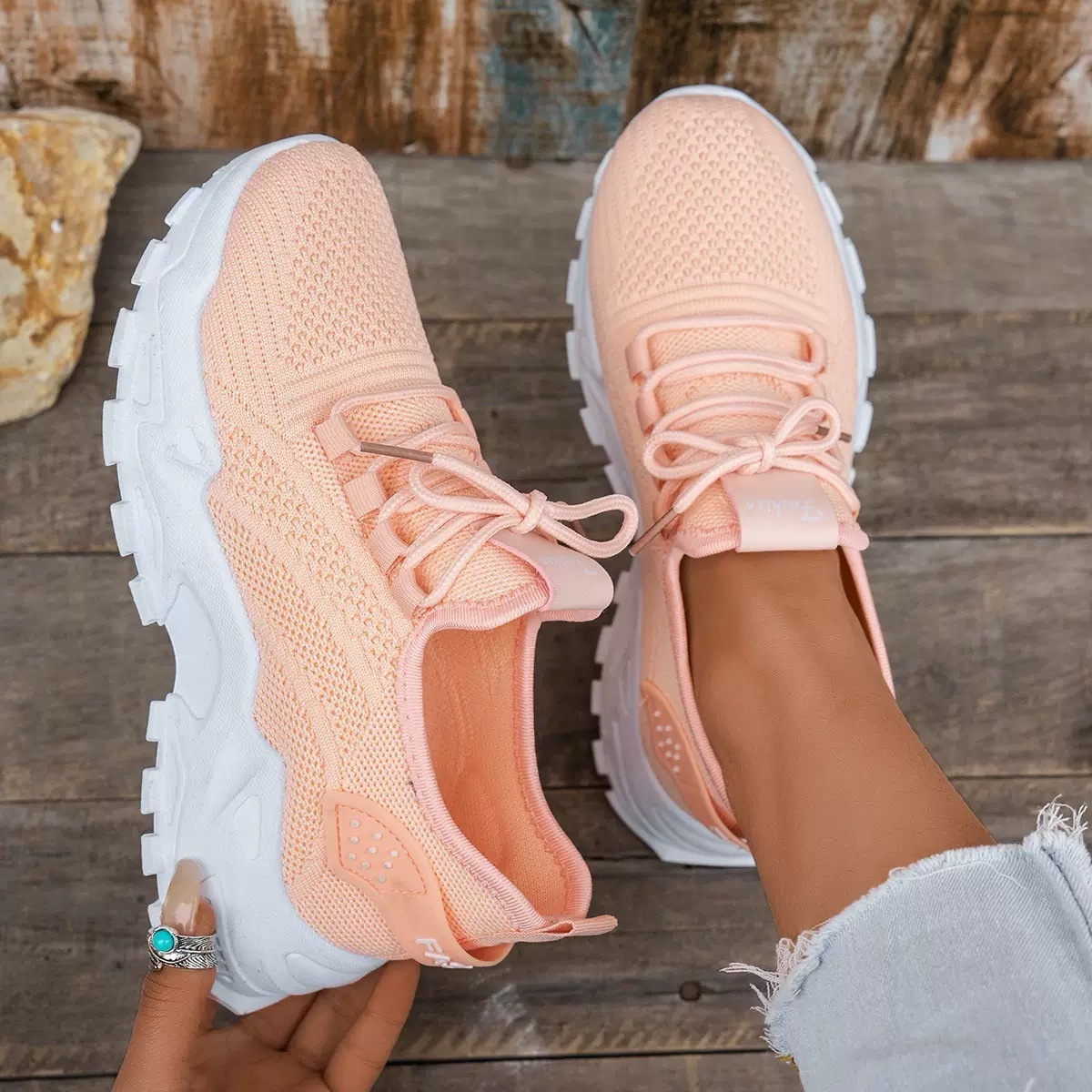 Women's Lace-Up Orthopedic Sneakers