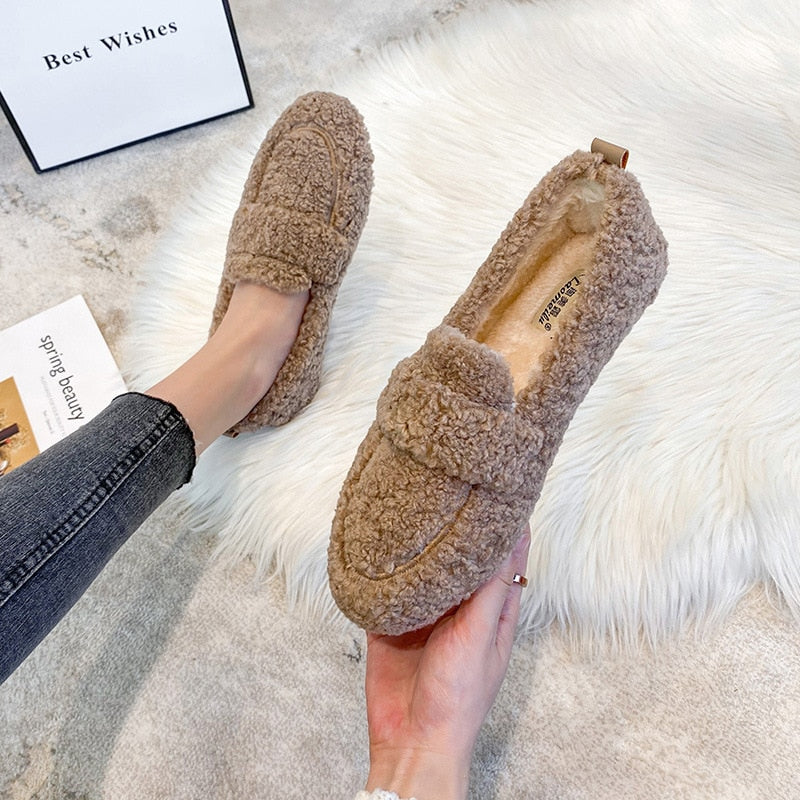 Wool Blend Warm Winter Slippers