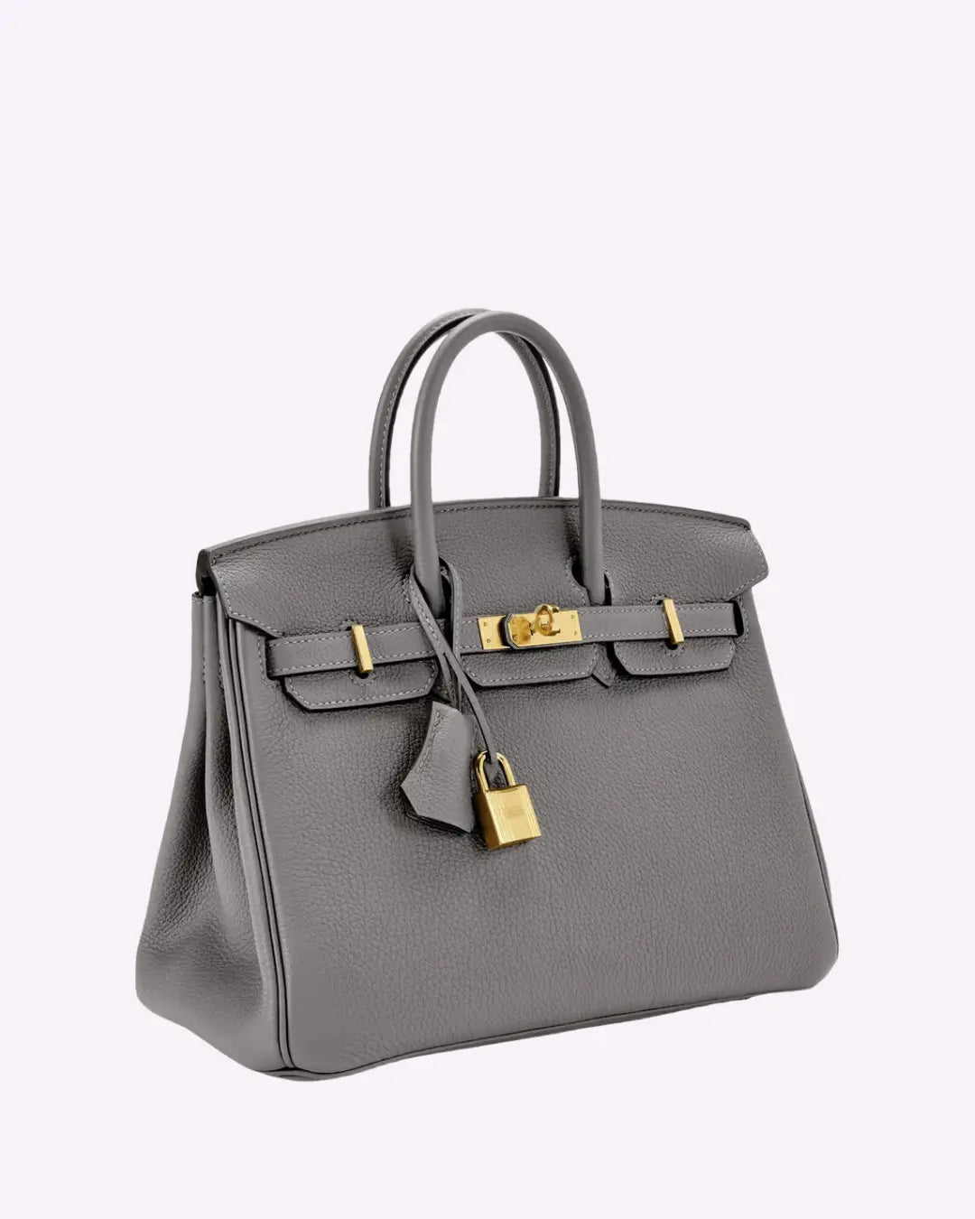 Leather Structured Shoulder Handbag