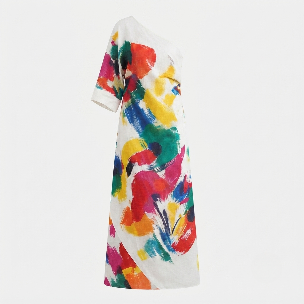 Grace Sullivan Abstract Print Maxi Dress