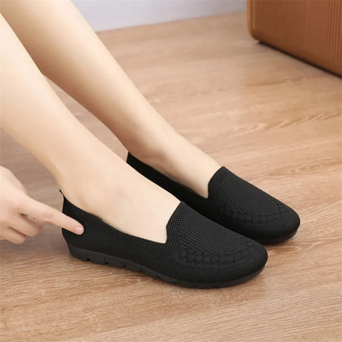 Slip-On Knit Loafers