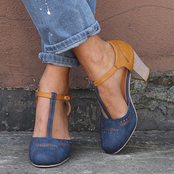 Cushioned Orthopedic Heels with Wide Stability Sole